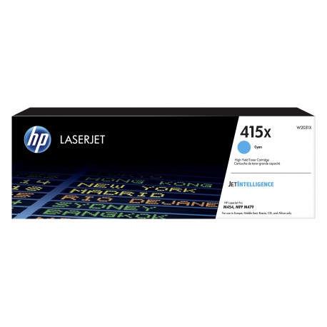 HP 415X Original Cian 1 pieza(s) W2031X