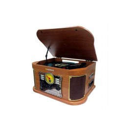 Sunstech Tocadiscos de tracción directa Madera PXRC52CDWD