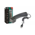Digitus SKYPE USB telephone handset Negro DA-70772