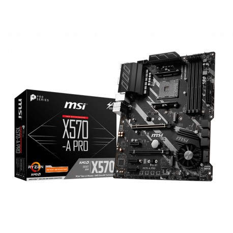 MSI X570-A PRO placa base Zócalo AM4 ATX AMD X570 7C37-003R