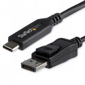 StarTech.com CDP2DP141MB adaptador de cable de vídeo 1 m DisplayPort USB C Negro