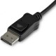 StarTech.com CDP2DP141MB adaptador de cable de vídeo 1 m DisplayPort USB C Negro