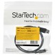 StarTech.com CDP2DP141MB adaptador de cable de vídeo 1 m DisplayPort USB C Negro
