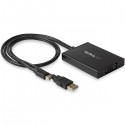 StarTech.com Adaptador Mini DisplayPort a DVI de Enlace Doble - Alimentado por USB - Negro MDP2DVID2