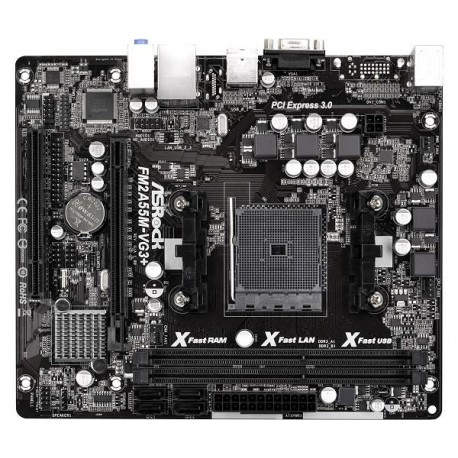Asrock FM2A55M-VG3+ 90-MXGSM0-A0UAYZ