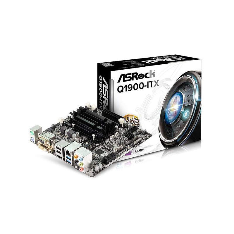 Asrock Q1900B-ITX Mini-ITX Carte mère Intel®Façades