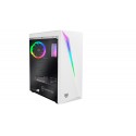 Nfortec Lynx Torre Gaming Blanca RGB (Cristal Templado) Compatible con Placas ATX