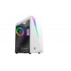 Nfortec Lynx Torre Gaming Blanca RGB (Cristal Templado) Compatible con Placas ATX