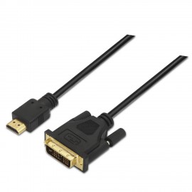 AISENS A117-0090 HDMI Type A (Standard) DVI 18+1 Negro
