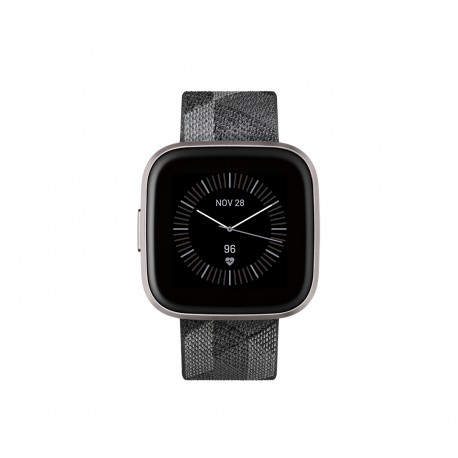 Fitbit Versa 2 reloj inteligente Negro, Gris AMOLED 3,55 cm (1.4'')  FB507GYGY - ProComponentes
