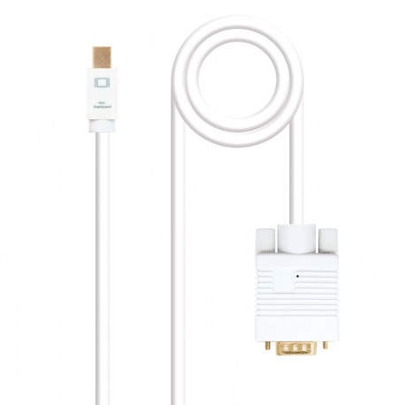 Nanocable Cable conversor Mini DP a VGA, 5.0 M