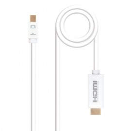 Nanocable Cable conversor Mini DP a HDMI5.0 M