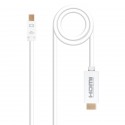Nanocable Cable conversor Mini DP a HDMI5.0 M