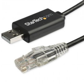 StarTech.com Cable de 1,8m Rollover para Consola Cisco - USB a RJ45 ICUSBROLLOVR