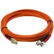 StarTech.com Cable Adaptador de Red de 5m Multimodo Dúplex Fibra Óptica LC-ST 50/125 - Patch Duplex 50FIBLCST5
