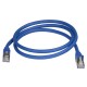 StarTech.com Cable de 1m de Red Ethernet RJ45 Cat6a Blindado STP - Cable sin Enganche Snagless - Azul 6ASPAT1MBL