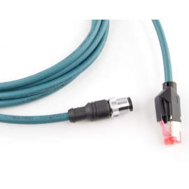 Datalogic CAB-ETH-M03 M12-IP67 3m Azul cable de red 93A051347