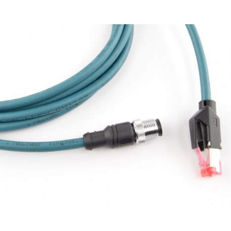 Datalogic CAB-ETH-M03 M12-IP67 3m Azul cable de red 93A051347