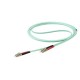 StarTech.com Cable de 7m de Fibra Óptica Multimodo Dúplex 50/125 LC a LC - Aqua - OM4 - LSZH 450FBLCLC7