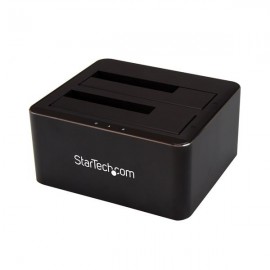 StarTech.com Docking Station USB 3.0 de 2 Bahías SATA de 2,5 o 3,5 Pulgadas