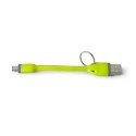Celly USBTYPECKEYGN 0.12m USB A USB C Macho Macho Verde cable USB