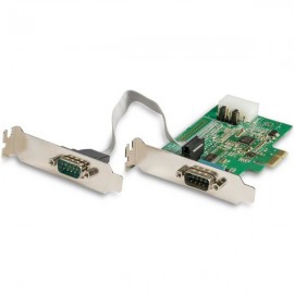 StarTech.com Tarjeta PCIe Serie de 2 Puertos RS232 con UART 16950 PEX2S953LP