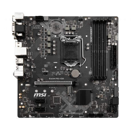 MSI B365M PRO-VDH placa base LGA 1151 (Zócalo H4) ATX Intel B365