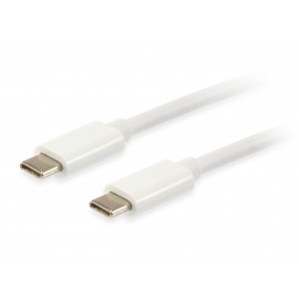 Equip cable USB 1 m 3.1 (3.1 Gen 2) USB C Blanco 128351