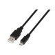 AISENS cable USB 0,8 m USB A Micro-USB B Negro A101-0027