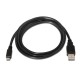AISENS cable USB 0,8 m USB A Micro-USB B Negro A101-0027