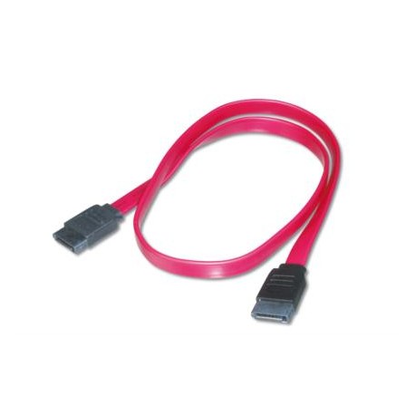 ASSMANN Electronic SATA F/F, 0.5m cable de SATA 0,5 m Rojo AK-400100-005-R