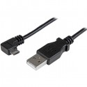 StarTech.com Cable de 0,5m Micro USB Acodado a la Derecha para Carga y Sincronización de Smartphones o Tablets USBAUB50CMRA