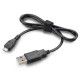 Plantronics 89106-01 0.6m USB A Micro-USB B Macho Macho Negro cable USB