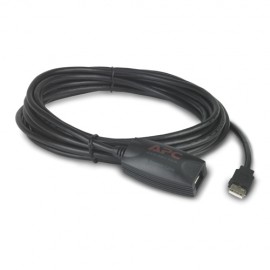 APC NetBotz USB Latching Repeater Cable, LSZH - 5m 5.00m USB A USB A Macho Hembra Negro cable USB NBAC0213L
