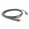 Zebra CBA-U21-S07ZBR Negro 2.1m USB EAS cable de serie
