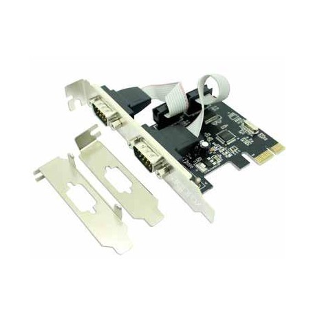Approx Controladora 2 puertos Serie RS232 PCI-Express 1X