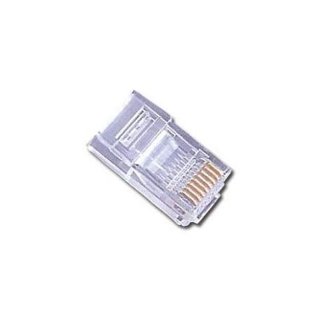 Gembird PLUG3UP6/50 RJ-45 Transparente conector PLUG3UP6/50