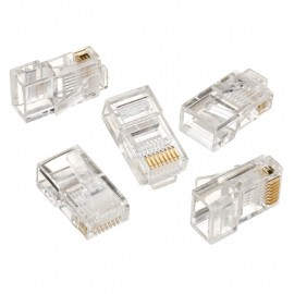 Gembird LC-8P8C-001/50 RJ-45 Transparente conector