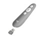 Logitech R500 Bluetooth/RF Gris apuntador inalámbricos 910-005387