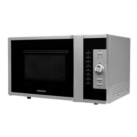 MEDION MD 18502 Encimera Microondas combinado 28 L 900 W Negro, Plata, Acero inoxidable 50060718