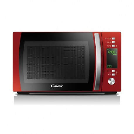 Candy CMXG20DR Encimera Microondas con grill 20L 700W Negro, Rojo, Acero inoxidable