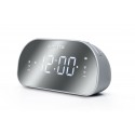 Muse M-170 CMR radio Reloj Digital Espejo, Blanco M-170 CMR