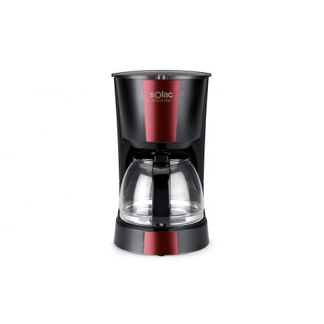 Solac CF4029 Independiente Cafetera de filtro Negro, Rojo 12 tazas Semi-automática s92010600