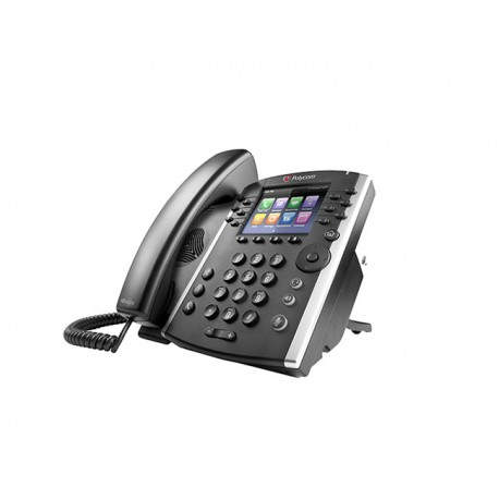 Polycom 410 Skype for Business teléfono IP Negro Terminal con conexión por cable TFT 12 líneas 2200-46162-019