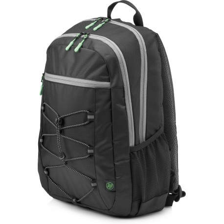 HP Active (Black/Mint Green) Tela Negro / Azul mochila 1LU22AA ABB
