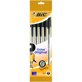 BIC 802051 Stick ballpoint pen Negro 5pieza(s) bolígrafo 802051
