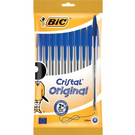 BIC 830863 Stick ballpoint pen Azul 10pieza(s) bolígrafo 830863