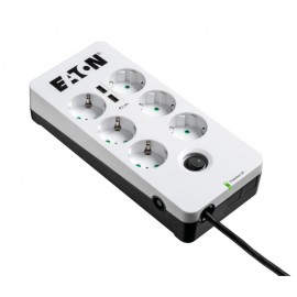 Eaton PB6UD limitador de tensión 6 salidas AC 220 - 250 V Negro, Blanco