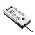 Eaton PB6UD limitador de tensión 6 salidas AC 220 - 250 V Negro, Blanco