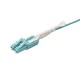 StarTech.com cable de fibra optica 2 m OM3 MPO/MTP 8x LC Aqua MPO8LCPL2M